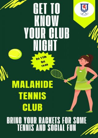 Poster for Get to Know Your club Night